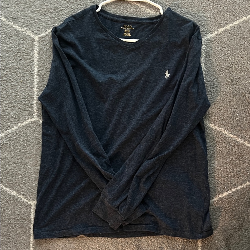 Polo by Ralph Lauren Men's Dark Blue Long Sleeve Tee